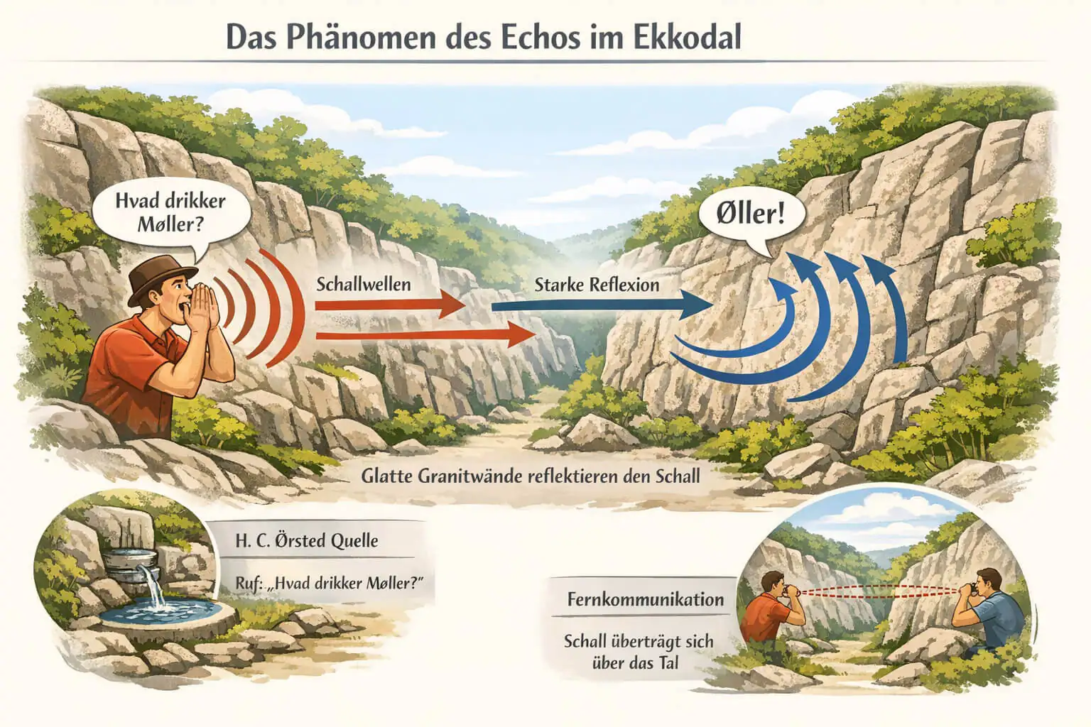 Echoeffekt in Ekkodalen